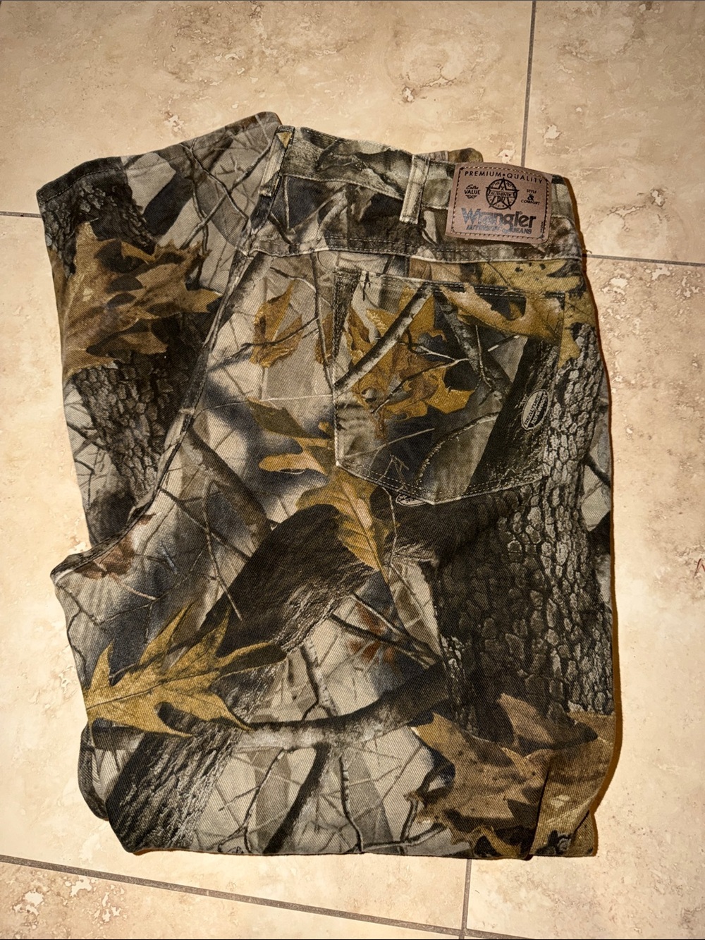 Wrangler Realtree Camo Pants - Green Brown Black
